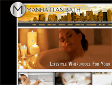 Tablet Screenshot of manhattanbath.com